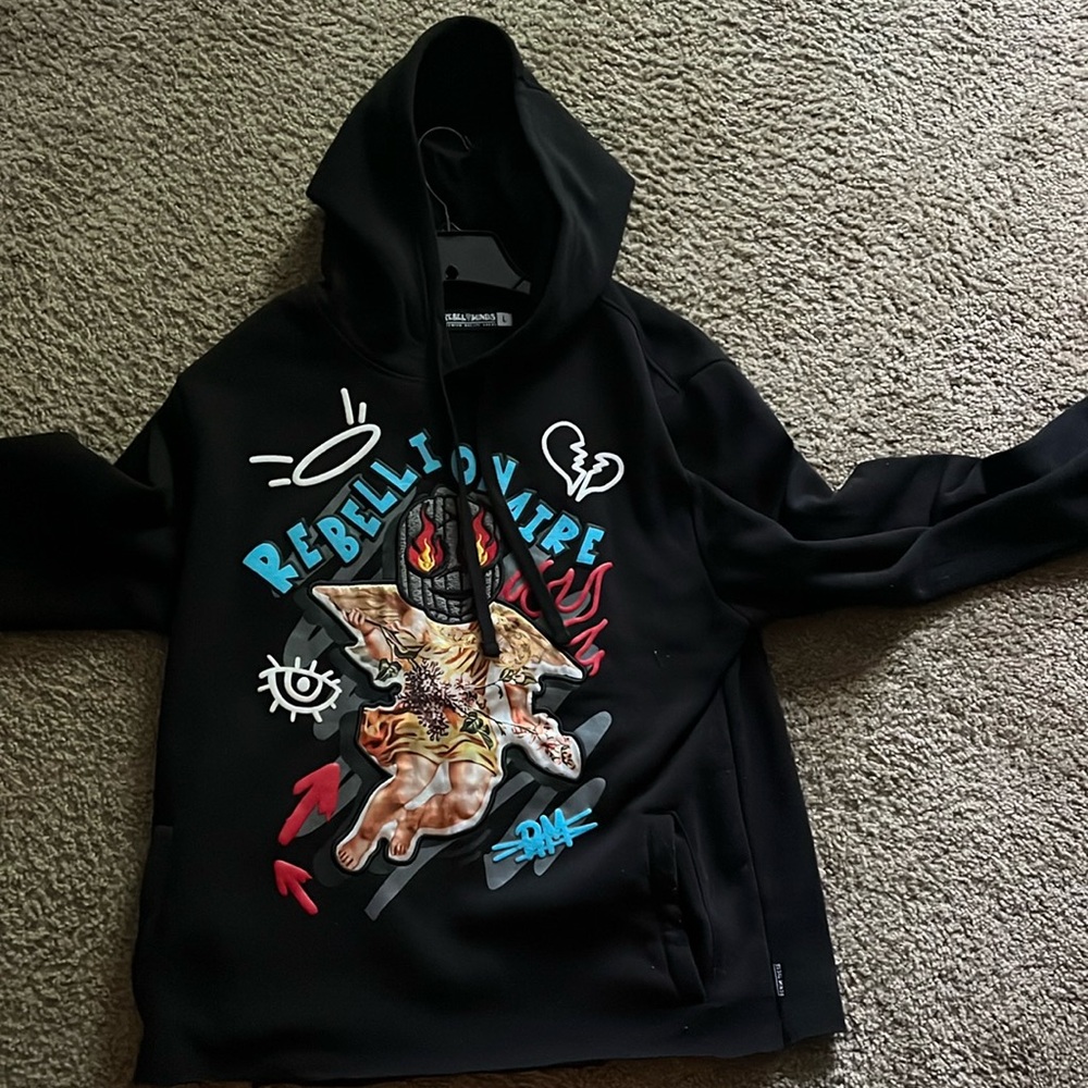 Rebel minds good quality hoodie